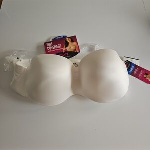 Maidenform Nude 40B Full Coverage Strapless Convertible Bra DM9472 NWT